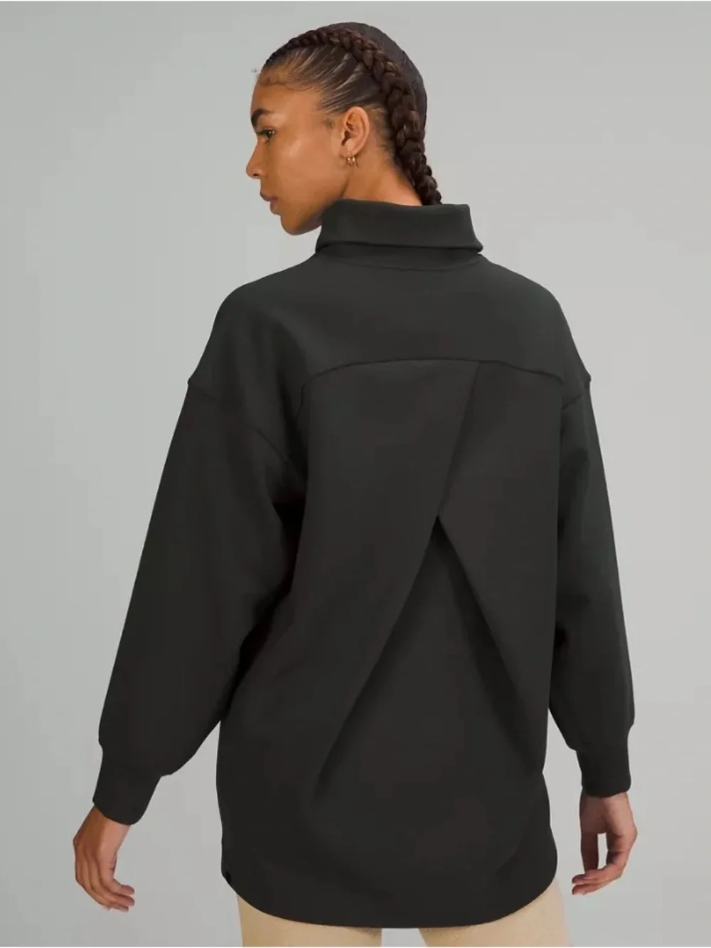 Lululemon Modal-Blend Turtleneck Tunic Sweatshirt